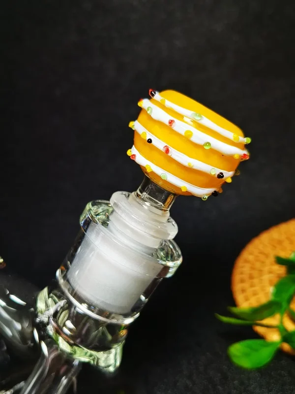 14mm Male Dessert Cake Glass Bong Bowl