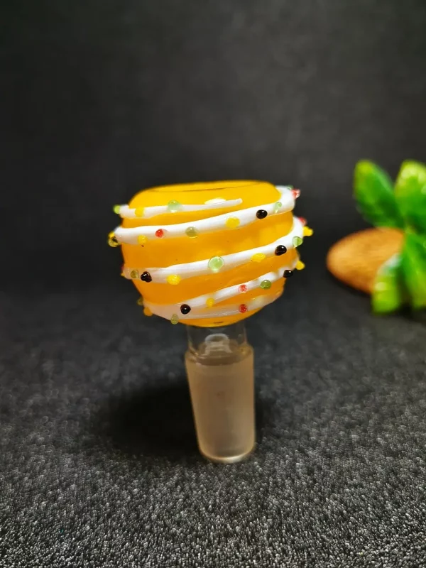 14mm Male Dessert Cake Glass Bong Bowl
