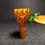 14mm Male Trippy Wig Wag Glass Bong Bowl