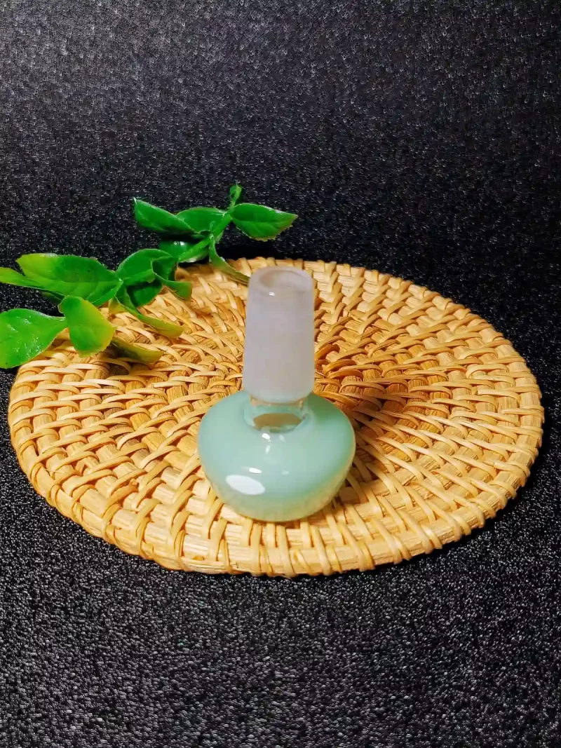 14mm Pastel Green Mushroom Glass Bong Bowl