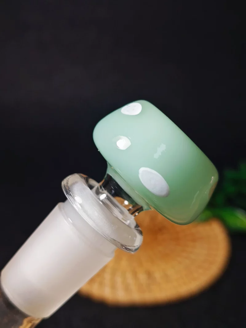 14mm Pastel Green Mushroom Glass Bong Bowl