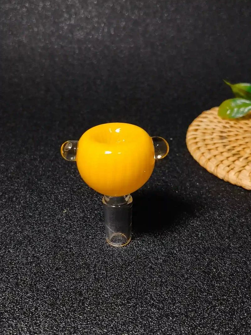 14mm Pumpkin-Style Glass Bong Bowl