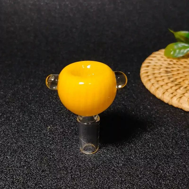 14mm Pumpkin-Style Glass Bong Bowl