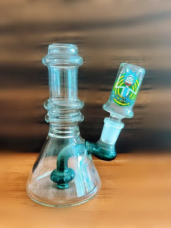 14mm Rick and Morty Glass Bong Bowl Slide 14mm Rick and Morty Glass Bong Bowl Slide