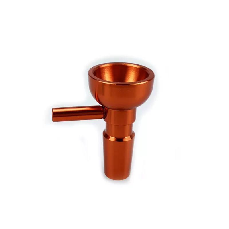 14mm Unbreakable Metal Bong Bowl | orange Colors