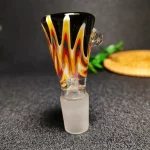 18mm Male Flame Wig Wag Deep Bong Bowl