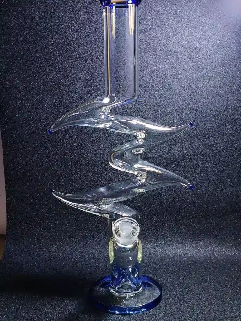 19″ 7mm Zig Zag Beaker Glass Zong Bong
