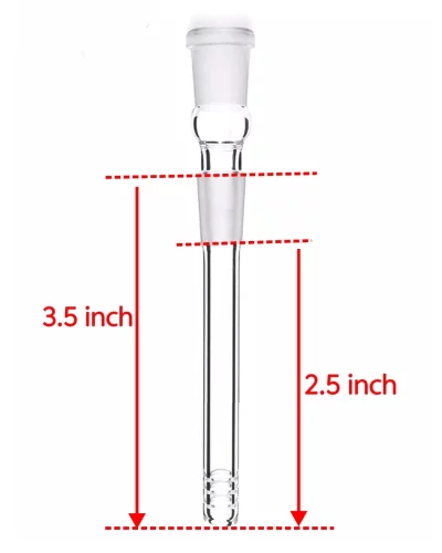 2.5 Inch Diffused Downstem | 14mm to 14mm
