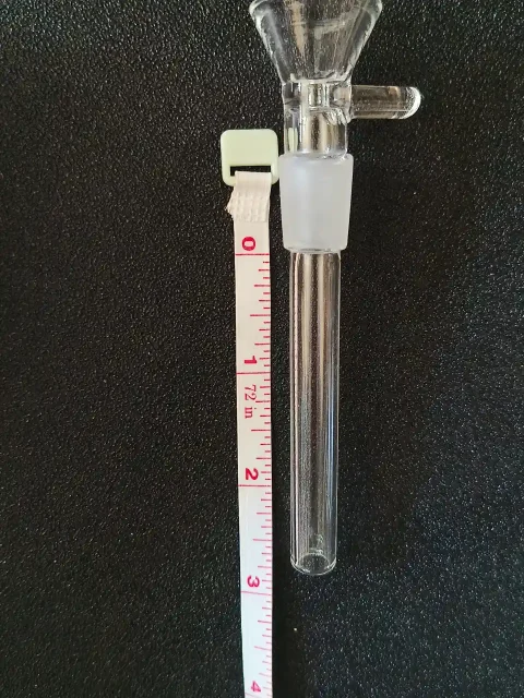 2.75 One-Piece Glass Downstem & Bowl 14mm Male-2 2.75 One-Piece Glass Downstem & Bowl 14mm Male
