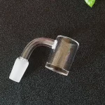 25mm Flat Top Quartz Bucket Banger - 14mm male/ 90°/2mm