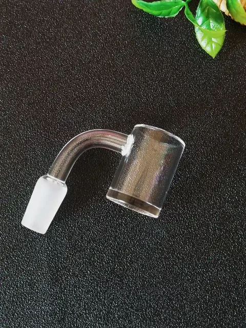 25mm Flat Top Quartz Bucket Banger - 14mm male/ 90°/2mm