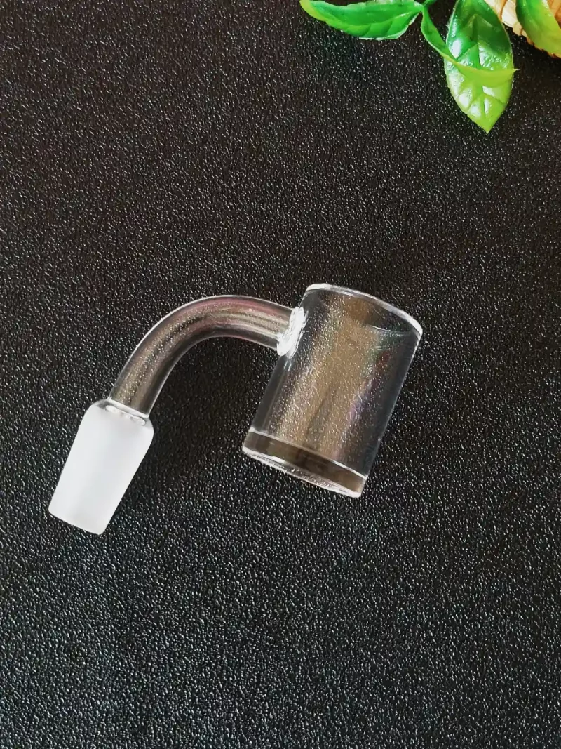25mm Flat Top Quartz Bucket Banger - 14mm male/ 90°/2mm