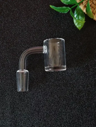 25mm Flat Top Quartz Bucket Banger - 14mm male/ 90°