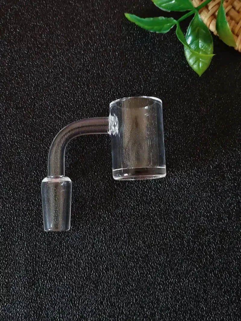 25mm Flat Top Quartz Bucket Banger - 14mm male/ 90°