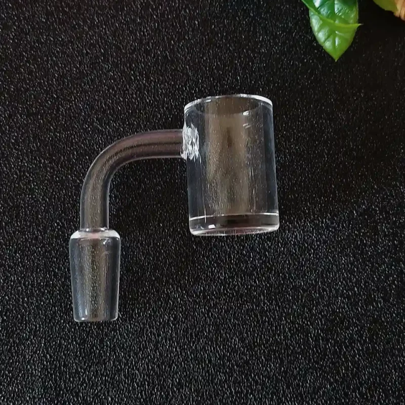 25mm Flat Top Quartz Bucket Banger - 14mm male/ 90°