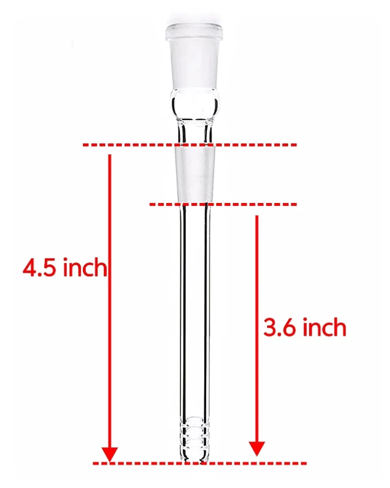 3.5 Inch Diffused Downstem | 14mm to 14mm