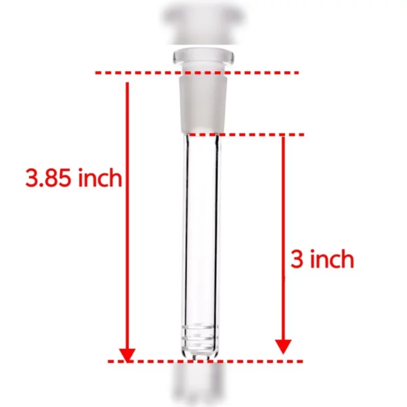 3 Inch Diffused Downstem | 18mm to 14mm