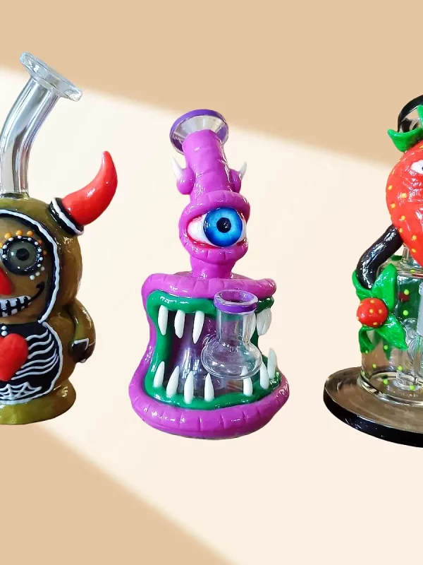 3D Handcrafted Glass Bong | Mystery Design Surprise