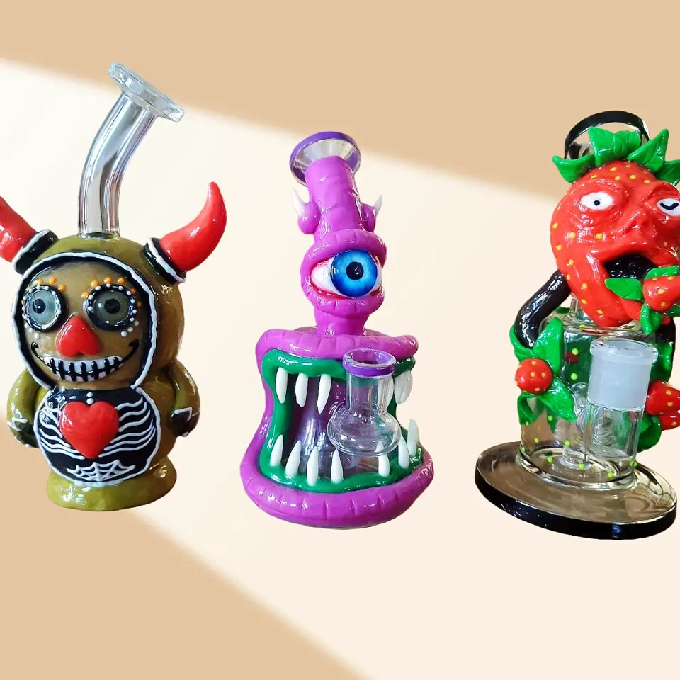 3D Handcrafted Glass Bong | Mystery Design Surprise