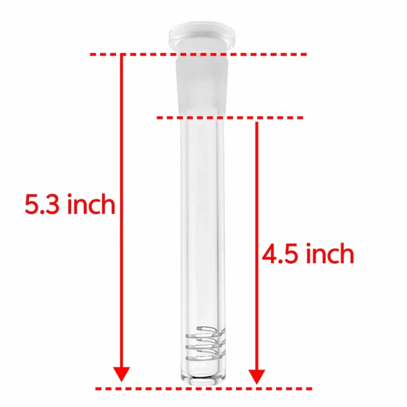 4.5 inch Diffused Downstem | 18mm to 14mm