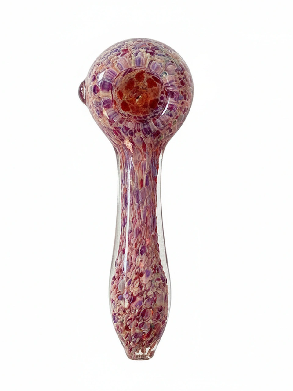 4.7" Nebula Bloom Glass Spoon Hand Pipe