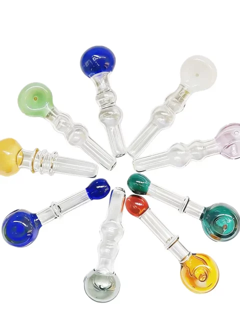 4" Candy Wave Color Pop Glass Spoon Hand Pipe