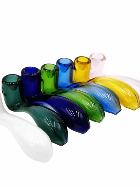4″ Colorful Banana Glass Hand Pipe