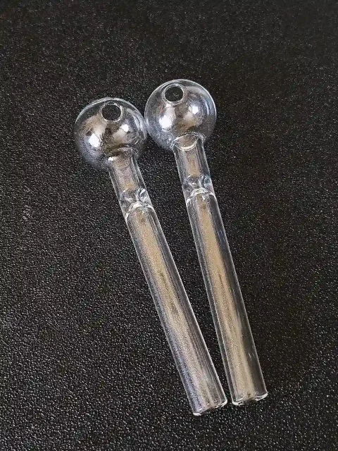 Classic Clear Straight Glass Oil Burner Pipe