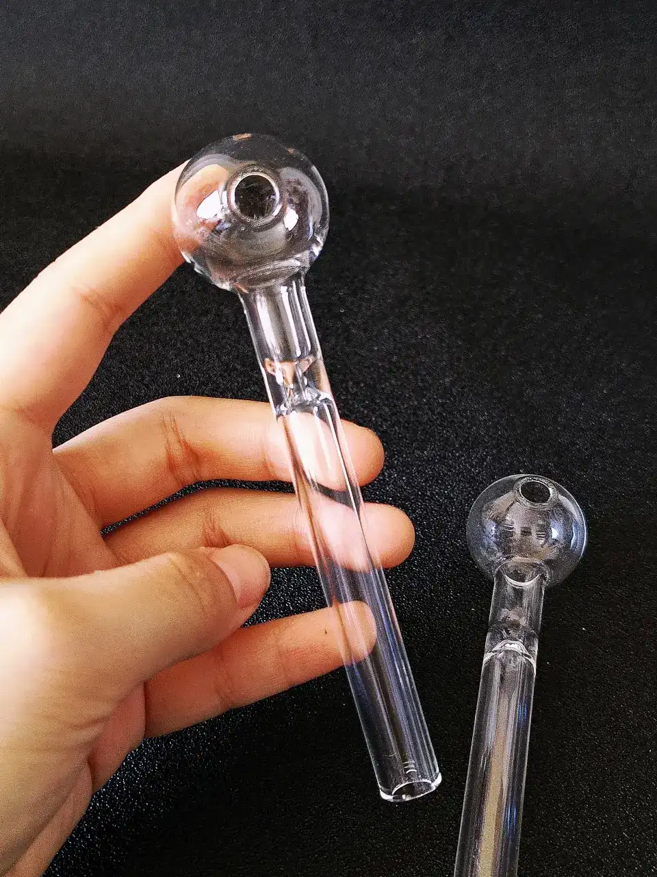 Classic Clear Straight Glass Oil Burner Pipe
