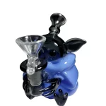 6" Blue Grogu Mini Glass Dab Rig