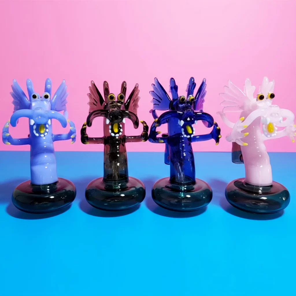 6" Dragon Master Glass Dab Rig | Multiple colors