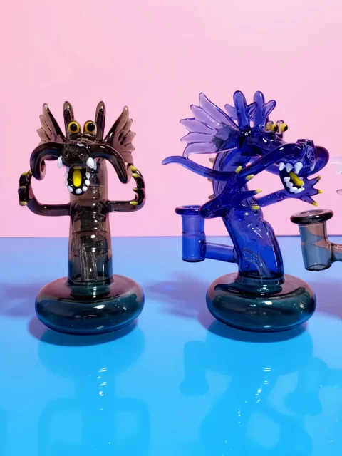 6″ Dragon Master Glass Dab Rig | Multiple colors 6" Dragon Master Glass Dab Rig | Multiple colors