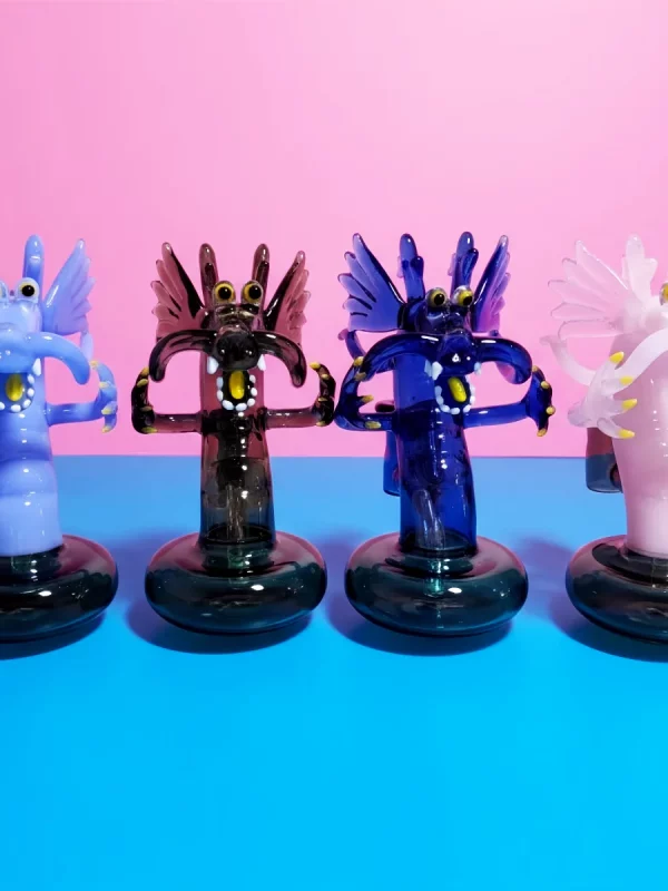 6" Dragon Master Glass Dab Rig | Multiple colors