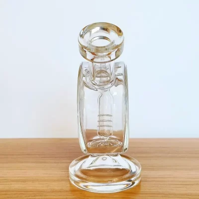 Side View 6″ Cookies Cookie Bite Mini Bubbler Bong