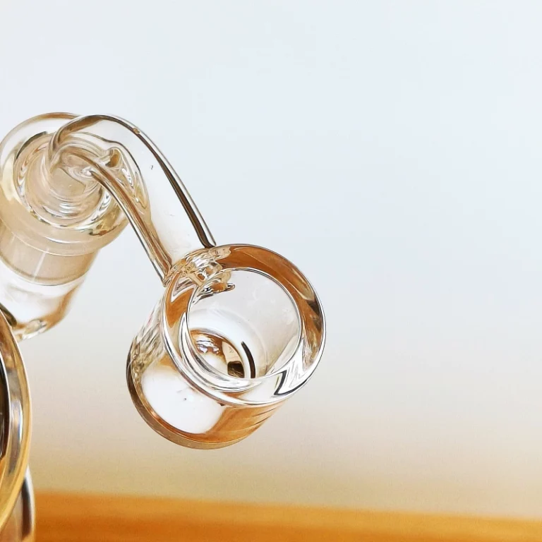 7.5" Clear Mini Glass Dab Rig - Banger