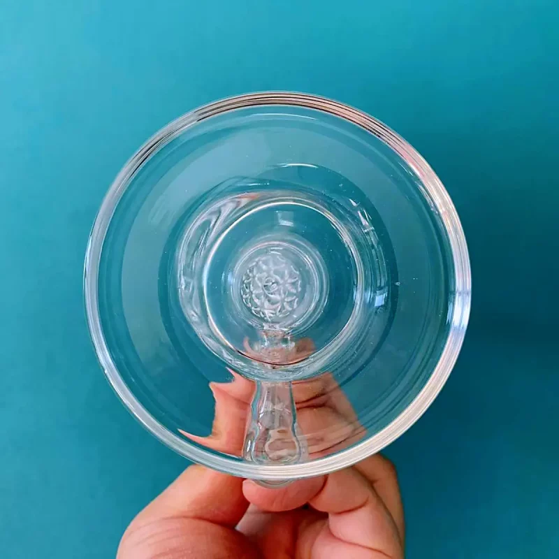 7" Clear Glass Bong / Rig with Percolator
