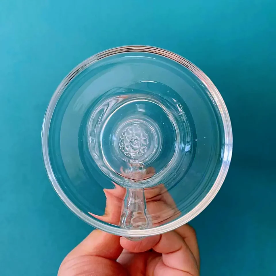 7" Clear Glass Bong / Rig with Percolator