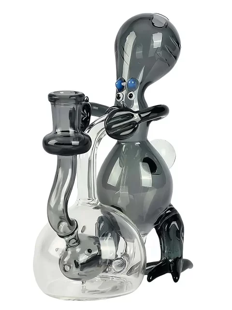 7″ Octopus & Fish Perc Glass Bong | Deep Sea Guardian 7" Octopus & Fish Perc Glass Bong | Deep Sea Guardian