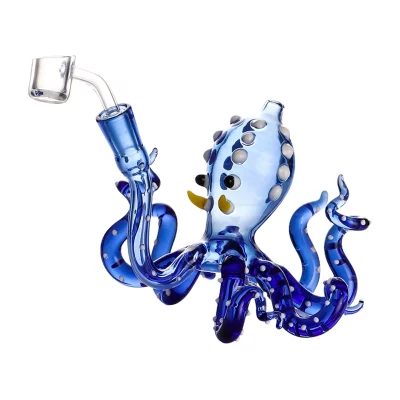 7" Colored Octopus Dab Rig with Banger