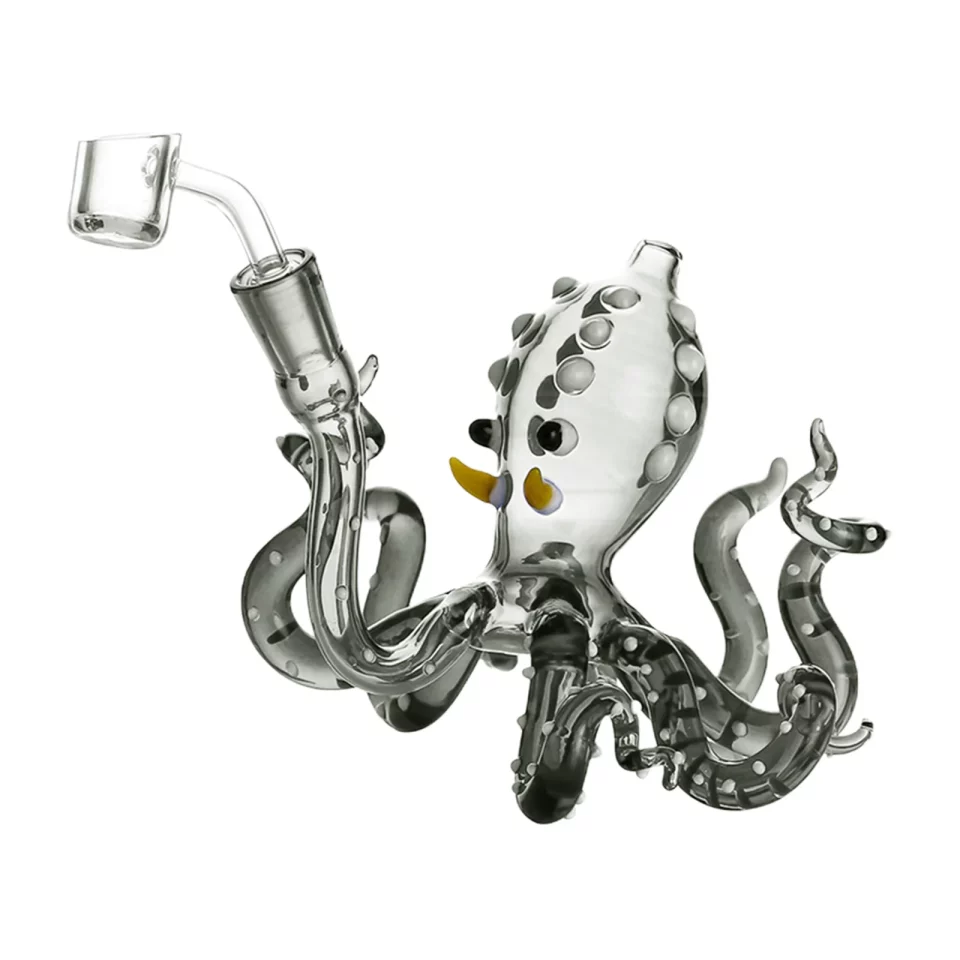 7" Colored Octopus Dab Rig with Banger