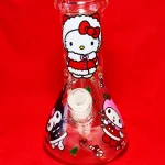 8" 5mm Sanrio Christmas Beaker Glass Bong