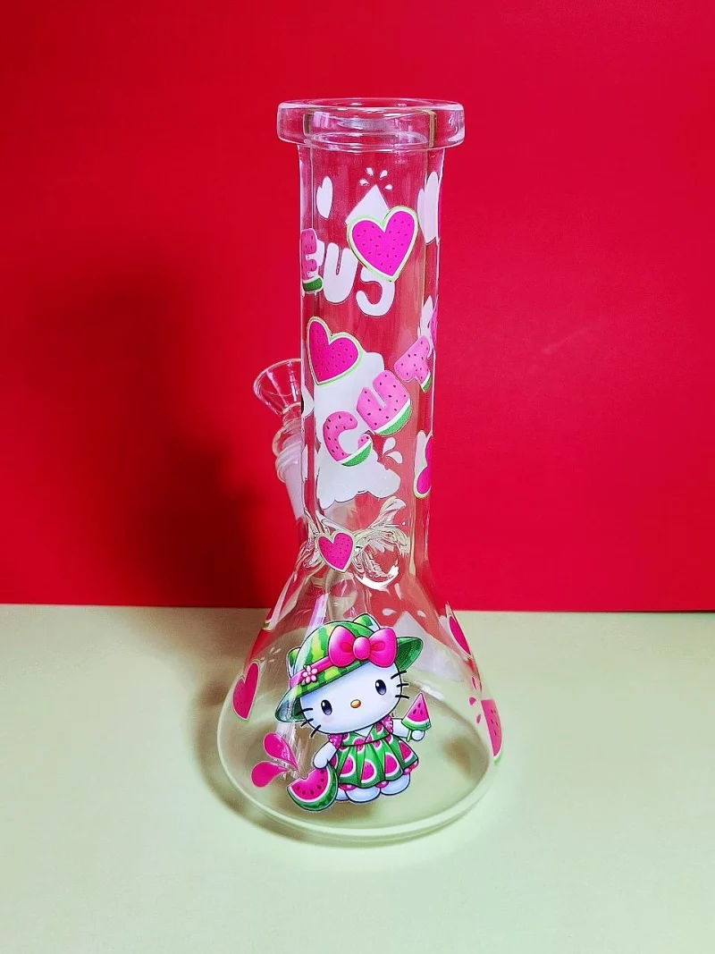 8 Hello Kitty Watermelon Dream Glass Beaker Bong