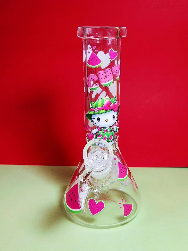 8 Hello Kitty Watermelon Dream Glass Beaker Bong