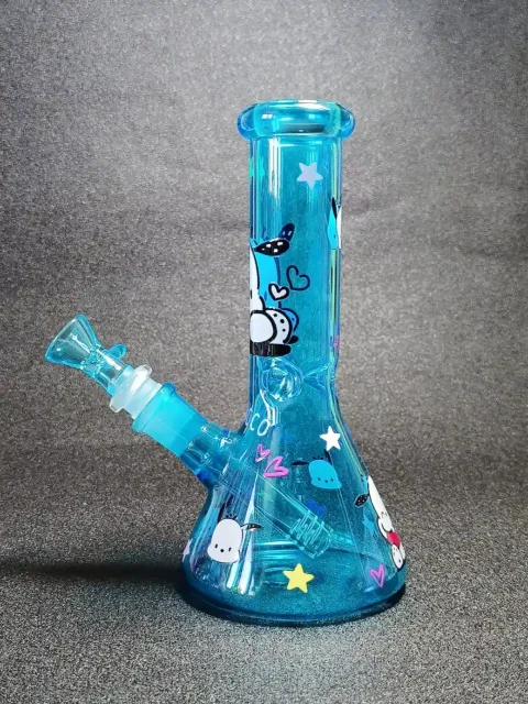 8 Pochacco Dream Cloud Beaker Glass Bong-2 8 Pochacco Dream Cloud Beaker Glass Bong