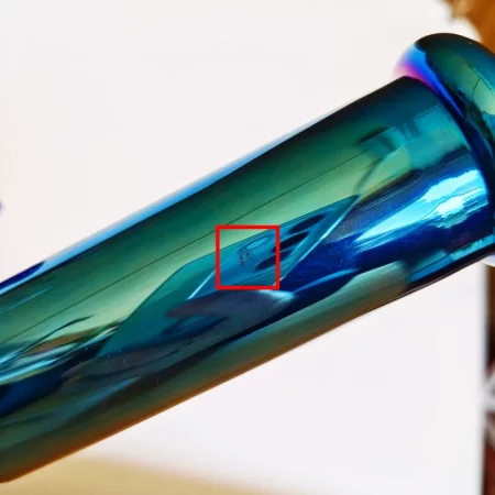8" Iridescent Mini Beaker Glass Bong