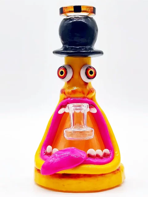 8″ Monster Mood 3D Glass Bong