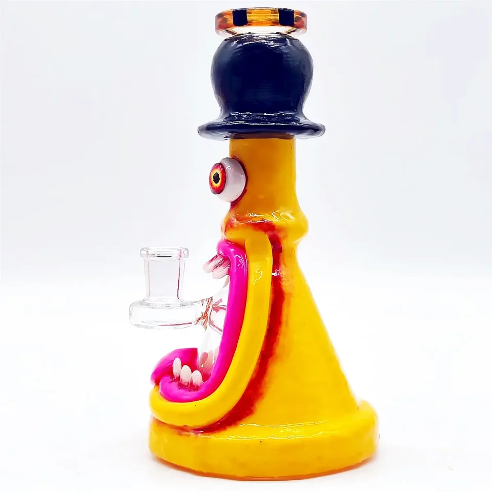 8″ Monster Mood 3D Glass Bong