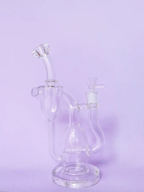 9.5" Recycler Dab Rig with Multi-Slit Inline Diffuser
