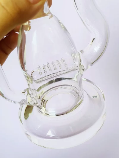 9.5" Recycler Dab Rig with Multi-Slit Inline Diffuser