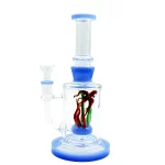 9.5″ Ocean Scene Octopus Glass Bong